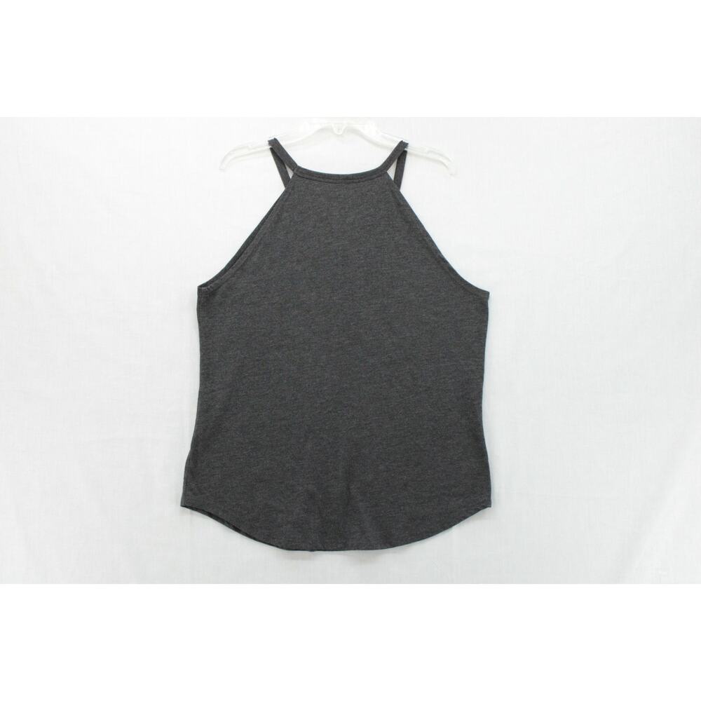 Buc-ee's Tank Top Shirt Womens M Gray Boho Hippie Floral Sun Design Vacation - Picture 4 of 5